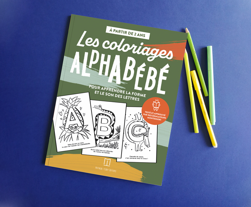 Cahier de coloriages Alphabébé