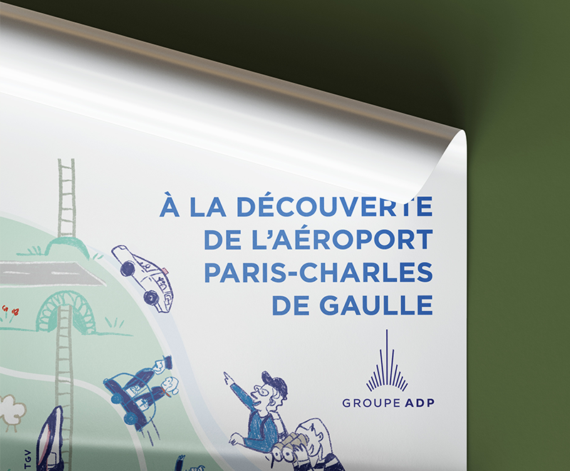 Plan illustré de Paris – Charles de Gaulle